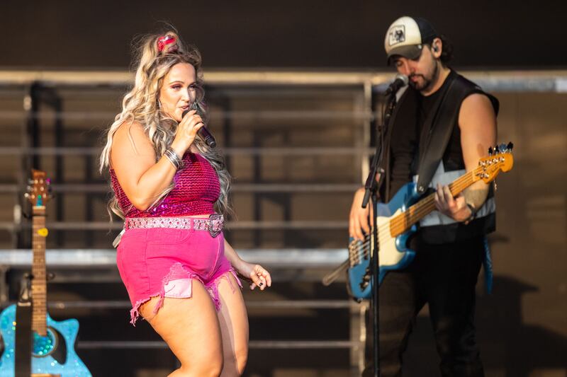 Priscilla Block opens for Shania Twain's Queen of Me tour at PNC Music Pavilion in Charlotte on June 28, 2023.