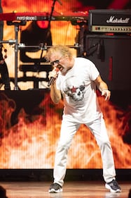 Sammy Hagar performs during the Best of All Worlds Tour at PNC Music Pavilion on July 19, 2024.