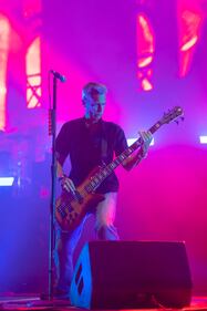 Staind performs at PNC Music Pavilion in Charlotte on Sept. 22, 2024.