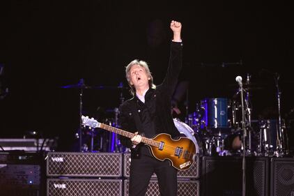 Paul McCartney performs during his Got Back tour at Truist Field at Wake Forest University in Winston-Salem, N.C. May 21, 2022.