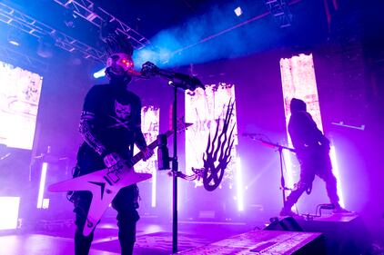 Static-X performs at the Fillmore Charlotte on Feb. 6, 2024.