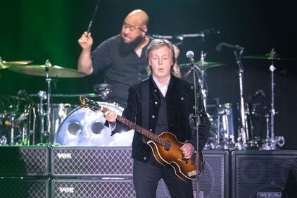 Paul McCartney performs during his Got Back tour at Truist Field at Wake Forest University in Winston-Salem, N.C. May 21, 2022.