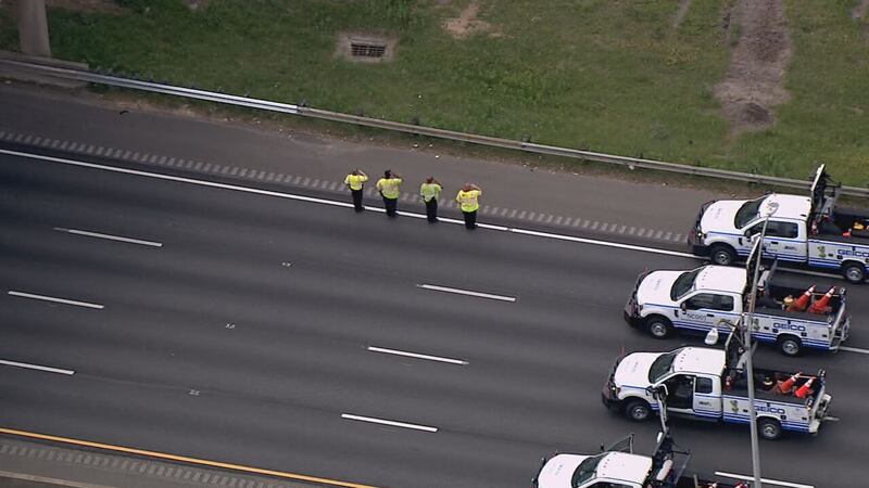 A procession was held Friday, May 3, 2024, to recognize the life and work of North Carolina Division of Adult Correction Investigator Sam Poloche.