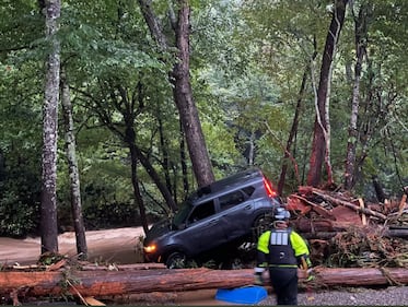 AUGUST 18, 2021 - Haywood County was hit hard with record flooding on the Pigeon River from Tropical Storm Fred.