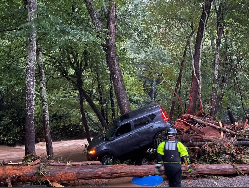 AUGUST 18, 2021 - Haywood County was hit hard with record flooding on the Pigeon River from Tropical Storm Fred.