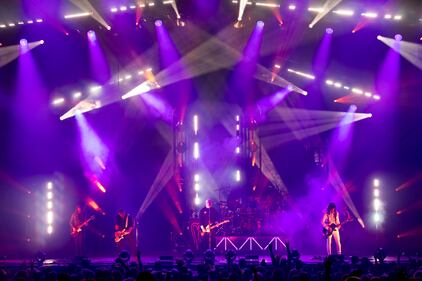 The Smashing Pumpkins brought their “The World is A Vampire” tour to PNC Music Pavilion in Charlotte on Aug. 22, 2023.