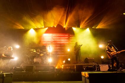 Bob Moses performs at PNC Music Pavilion in Charlotte on Sept. 14, 2023