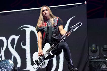 New Years Day performs at the Greensboro Coliseum on Nov. 21, 2023.