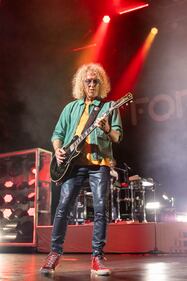 Classic rockers Foreigner perform during the “Renegades and Juke Box Heroes” tour at PNC Music Pavilion on July 13, 2024.