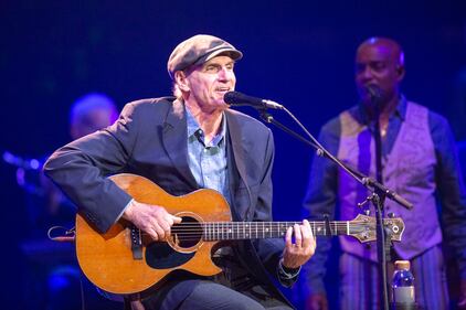 Singer-songwriter James Taylor & His All-Star Band perform at Charlotte’s Spectrum Center. June 24, 2022.