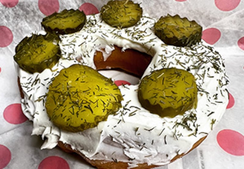 Dill Pickle Donut

Fluffy’s Hand-Cut Donuts