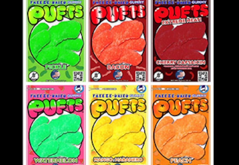 Freeze-Dried Gummy Puffs

Sugar Freak