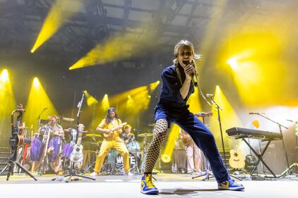 Walk Off The Earth performed at Skyla Credit Union Amphitheatre in Charlotte on Aug. 7, 2023.