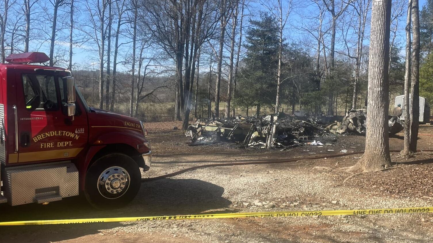 Unattended propane heater leads to fire in Morganton