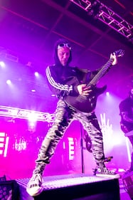 Static-X performs at the Fillmore Charlotte on Feb. 6, 2024.