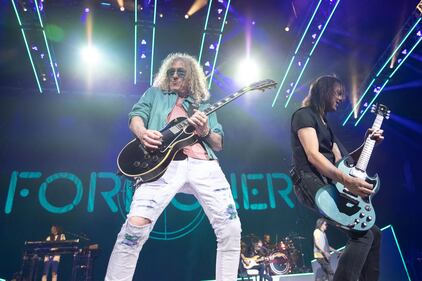 Classic rockers Foreigner brought their farewell tour to Charlotte’s PNC Music Pavilion on Aug. 9, 2023.