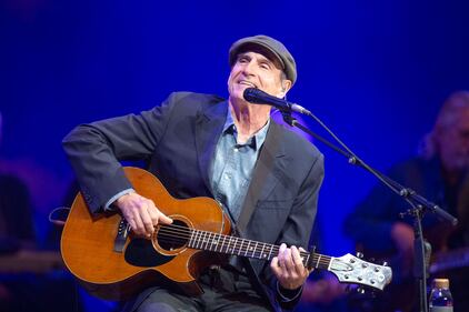Singer-songwriter James Taylor & His All-Star Band perform at Charlotte’s Spectrum Center. June 24, 2022.