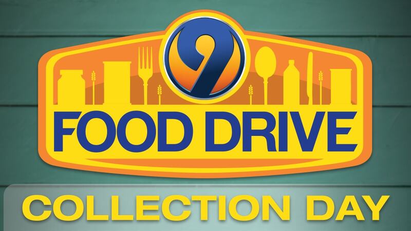 Join the 9 Food Drive Collection Day