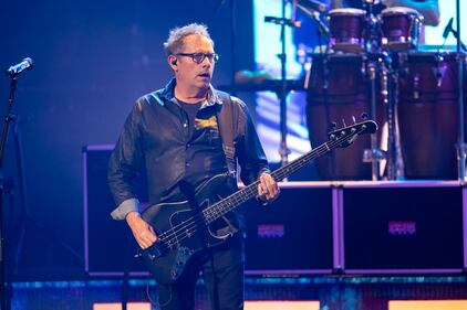 Hootie and the Blowfish perform during the Summer Camp with Trucks Tour at PNC Music Pavilion in Charlotte on Sept. 19, 2024.