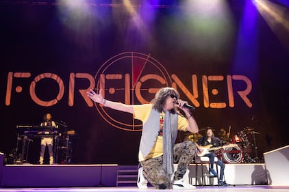 Classic rockers Foreigner brought their farewell tour to Charlotte’s PNC Music Pavilion on Aug. 9, 2023.