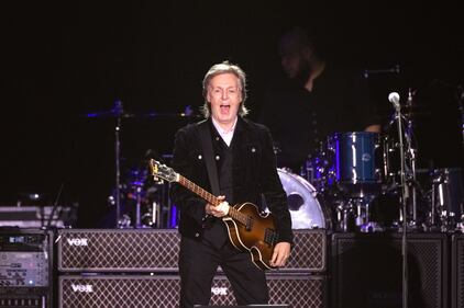 Paul McCartney performs during his Got Back tour at Truist Field at Wake Forest University in Winston-Salem, N.C. May 21, 2022.