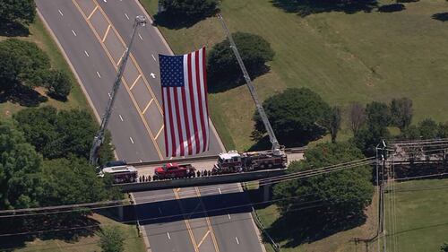 Multiple agencies and members of the community came together on Wednesday to show their respect for Deputy U.S. Marshal Thomas Weeks, one of four officers who were killed in the line of duty.