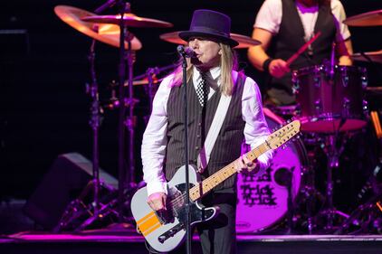 Classic rockers Cheap Trick perform at PNC Music Pavilion in Charlotte on Aug. 26, 2022.