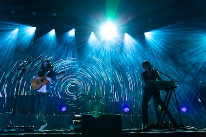 Irish singer Hozier kicked off the 2024 concert season at Charlotte’s PNC Music Pavilion with a sold-out show on April 23, 2024.