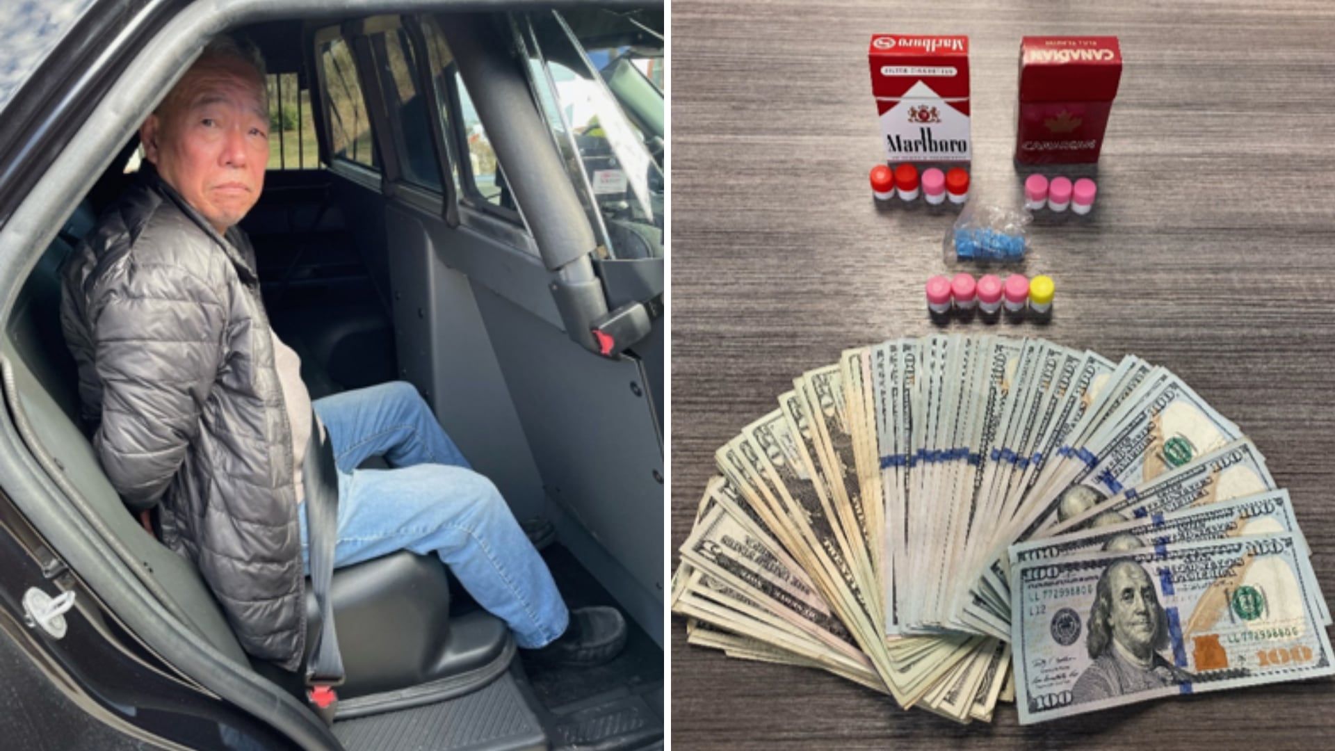 Bin Zhu, arrested by Iredell County deputies