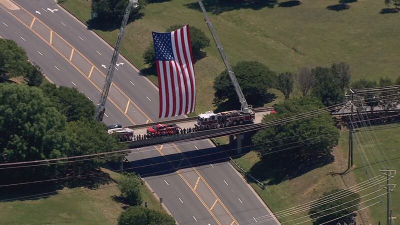 Multiple agencies and members of the community came together on Wednesday to show their respect for Deputy U.S. Marshal Thomas Weeks, one of four officers who were killed in the line of duty.