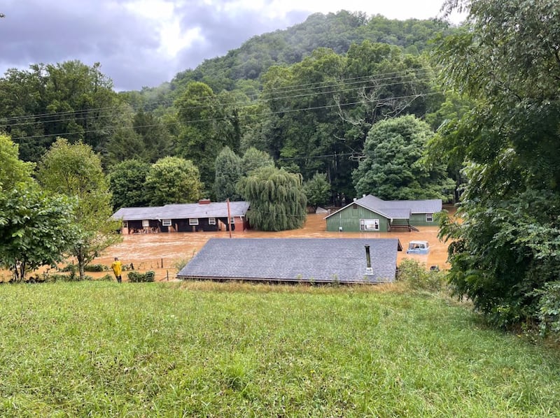 AUGUST 18, 2021 - Haywood County was hit hard with record flooding on the Pigeon River from Tropical Storm Fred.