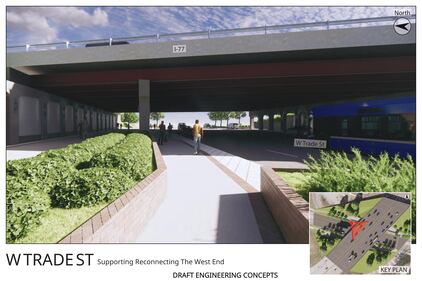 NCDOT releases renderings of I-77 crossings in proposed South Toll Lane project