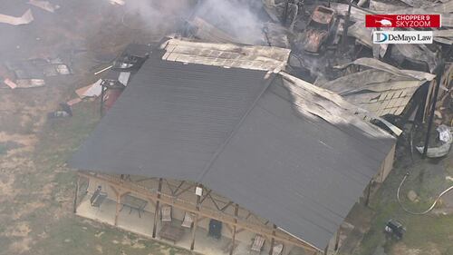 Fire destroys warehouse in rural part of Clover