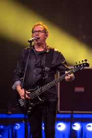 Hootie and the Blowfish perform during the Summer Camp with Trucks Tour at PNC Music Pavilion in Charlotte on Sept. 19, 2024.