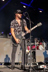 Breaking Benjamin performs at PNC Music Pavilion on July 31, 2023.