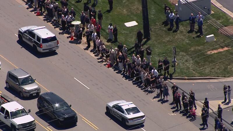 Multiple agencies and members of the community came together on Wednesday to show their respect for Deputy U.S. Marshal Thomas Weeks, one of four officers who were killed in the line of duty.