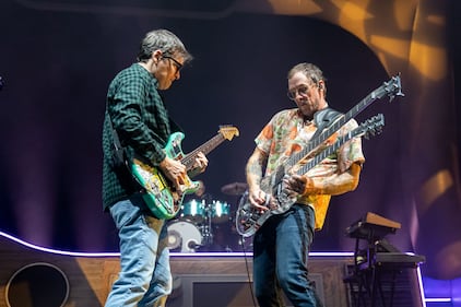 Weezer headlines the Indie Rock Road Trip tour at PNC Music Pavilion in Charlotte on June 24, 2023.