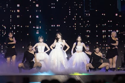 K-pop group aespa performed to a sold-out crowd at Charlotte's Spectrum Center on Feb. 8, 2025.