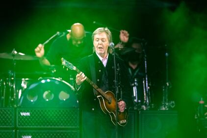 Paul McCartney performs during his Got Back tour at Truist Field at Wake Forest University in Winston-Salem, N.C. May 21, 2022.