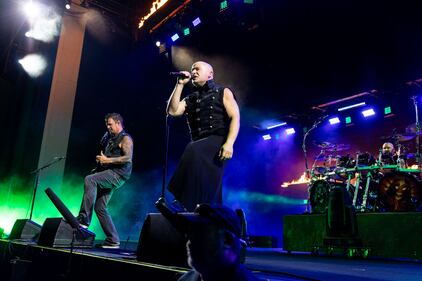Disturbed rocked PNC Music Pavilion in Charlotte on July 31, 2023.
