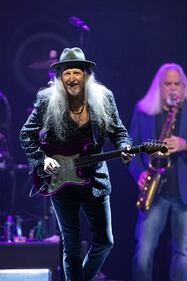 The Doobie Brothers perform at the Spectrum Center in Charlotte on Nov. 7, 2023.