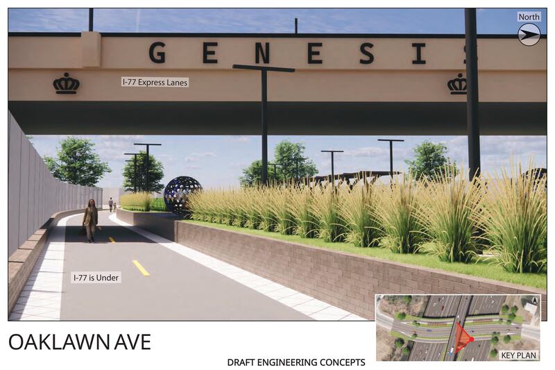 NCDOT releases renderings of I-77 crossings in proposed South Toll Lane project