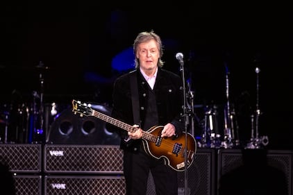 Paul McCartney performs during his Got Back tour at Truist Field at Wake Forest University in Winston-Salem, N.C. May 21, 2022.