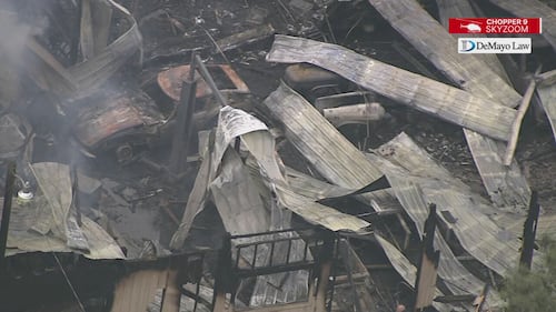 Fire destroys warehouse in rural part of Clover