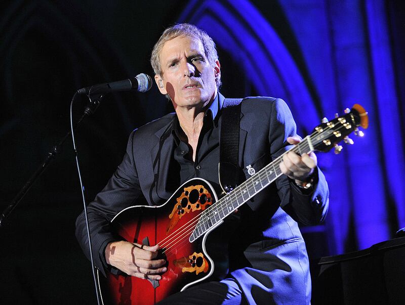 LONDON - AUGUST 5:   Michael Bolton performs live at the FitFlop Shooting Stars Benefit Closing Ball following a two-day golf tournament raising vital funds for Make-A-Wish Foundation UK at the Royal Courts of Justice on August 5, 2011 in London, England. (Photo by Samir Hussein/Getty Images for FitFlop Shooting Stars Benefit)