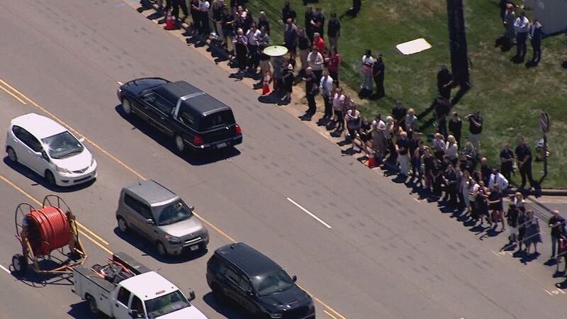 Multiple agencies and members of the community came together on Wednesday to show their respect for Deputy U.S. Marshal Thomas Weeks, one of four officers who were killed in the line of duty.