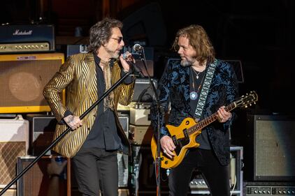 Southern rockers the Black Crowes perform at Ovens Auditorium in Charlotte on May 1, 2024.