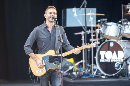 Toad the Wet Sprocket perform during the Last Summer on Earth tour at Charlotte Metro Credit Union Amphitheatre. June 5, 2022.