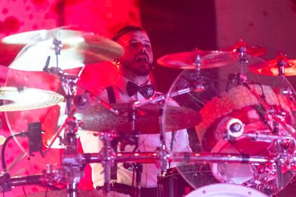 Ice Nine Kills performs at the Greensboro Coliseum on Nov. 21, 2023.