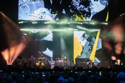 Paul McCartney performs during his Got Back tour at Truist Field at Wake Forest University in Winston-Salem, N.C. May 21, 2022.